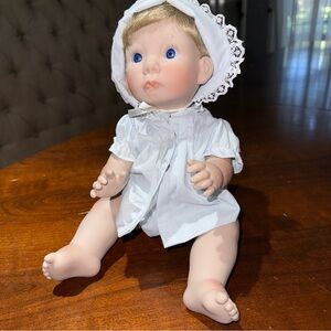 '79 Lloyd Lee Middleton Little Angel Face BOY Doll SIGNED W/COA  Bible 14" Vinyl